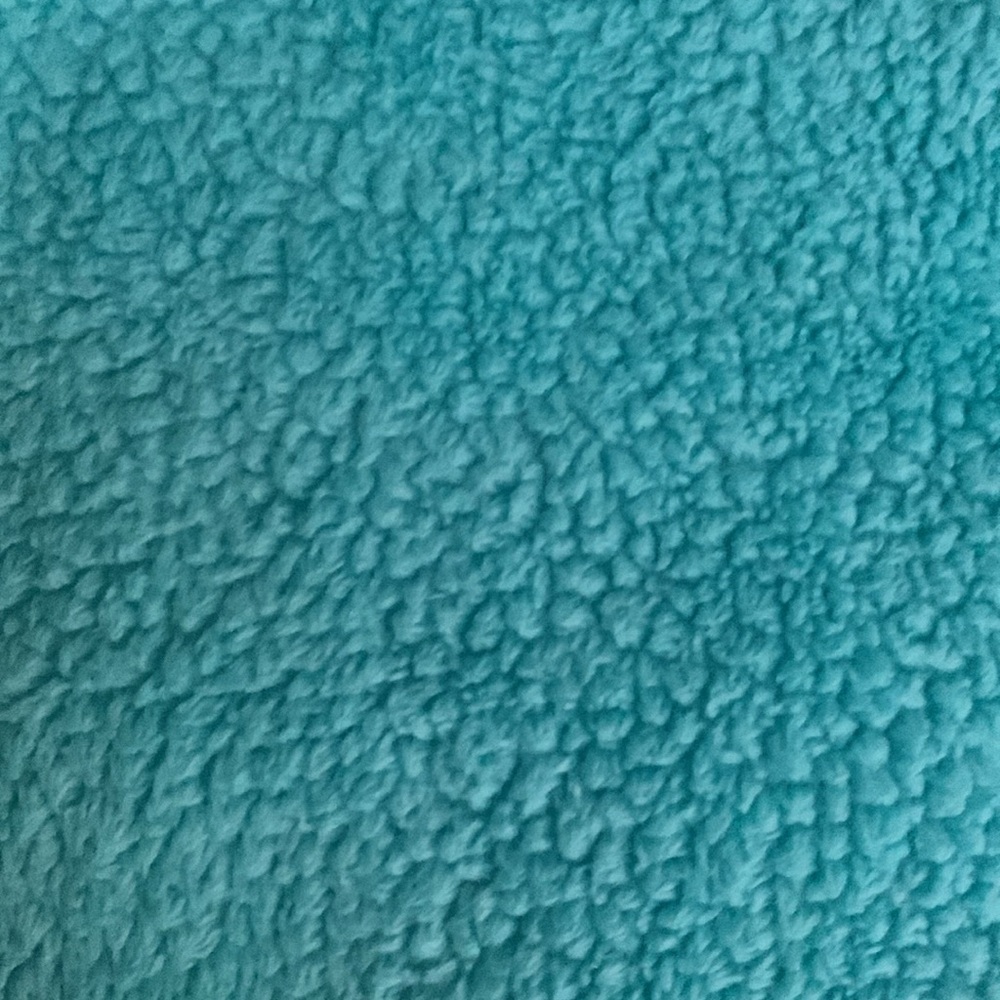 Girl’s size L All In Motion blue active zip up sweatshirt (fluffy Material) - Picture 7 of 7